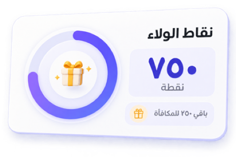 بطاقة نقاط الولاء ورصيد العميل